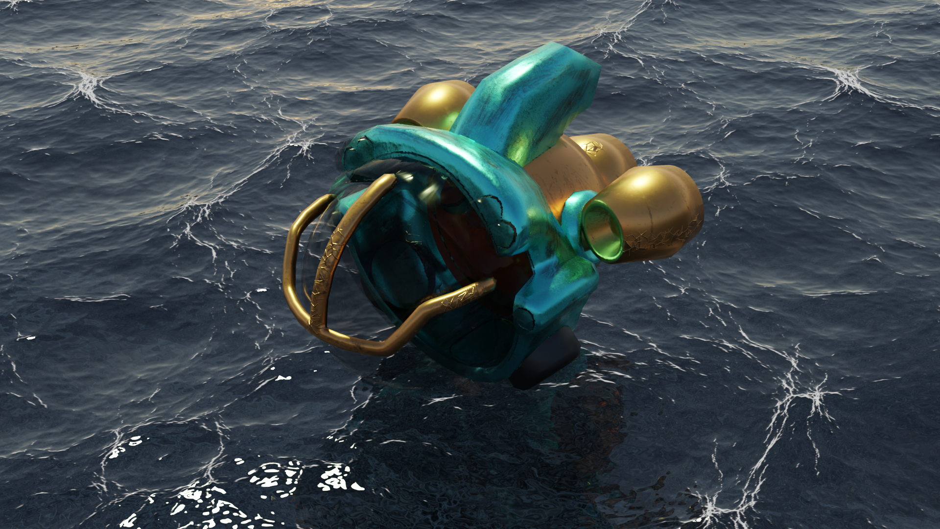 Texturizado de un submarino